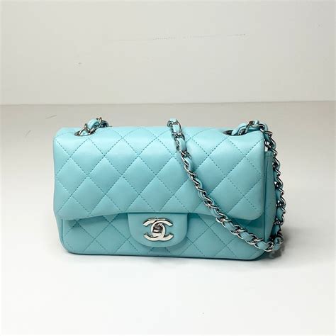 blue chanel bag|tiffany blue chanel bag.